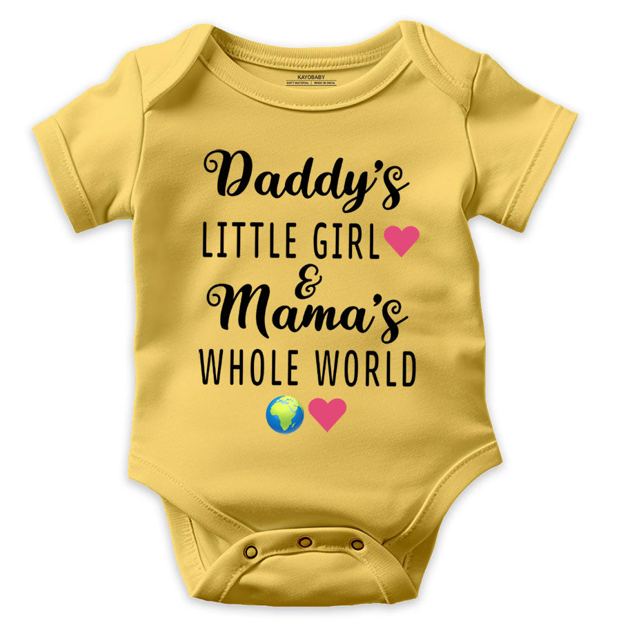 Daddy's little girl and Mama's whole world